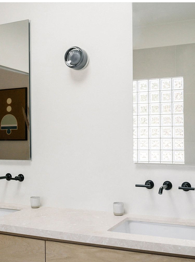 MP DD13 Wall / Ceiling- Glass Surface Mount Sconce
