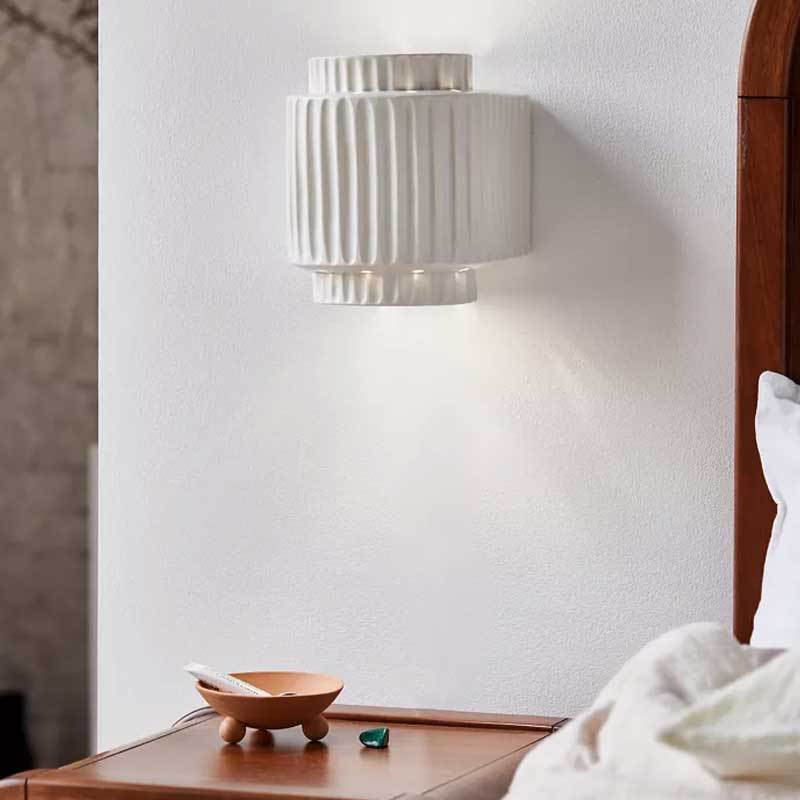 Genji Cream Cake | Wabi-Sabi Style Resin Sconce