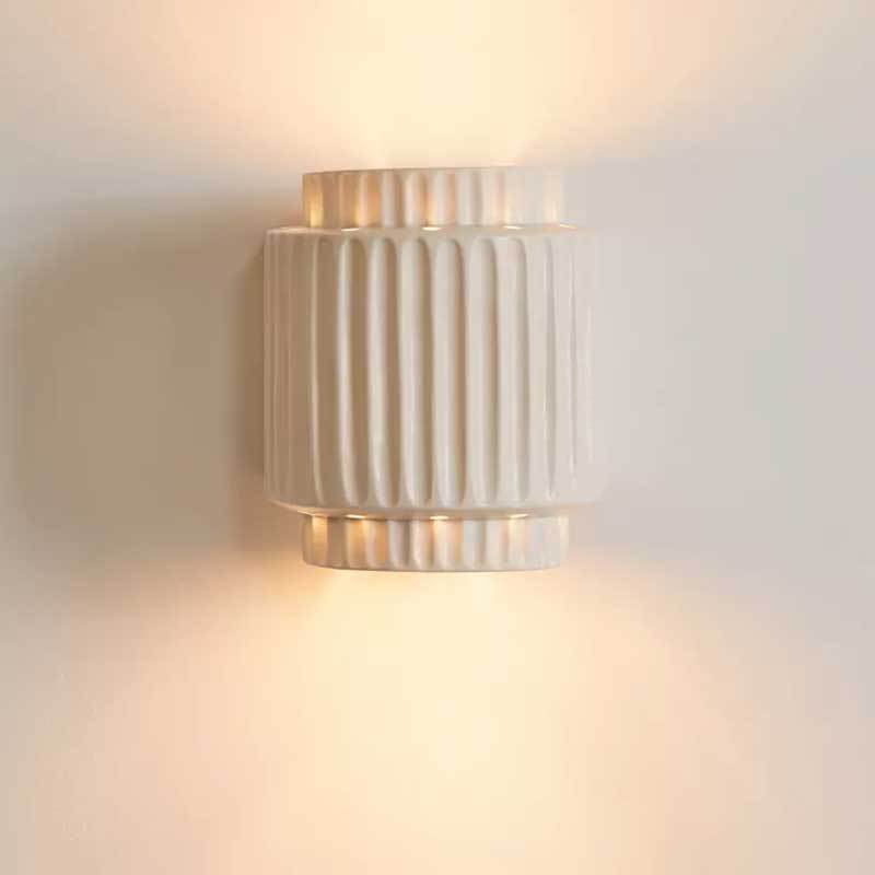 Genji Cream Cake | Wabi-Sabi Style Resin Sconce