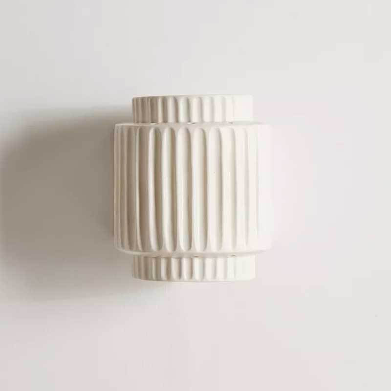 Genji Cream Cake | Wabi-Sabi Style Resin Sconce