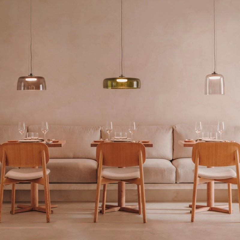 Glass Multi-layer Cake Pendant Light