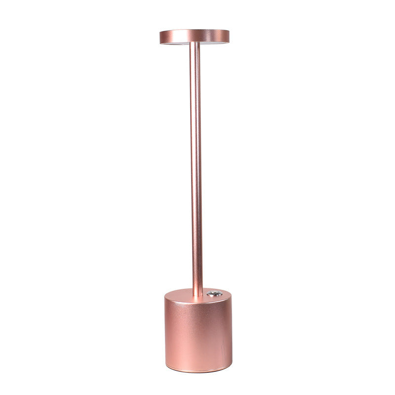CJ POL Round - LED USB Rechargeable Cordless Table Lamp|Restaurant Table Lamp | Reading Light For Hotel