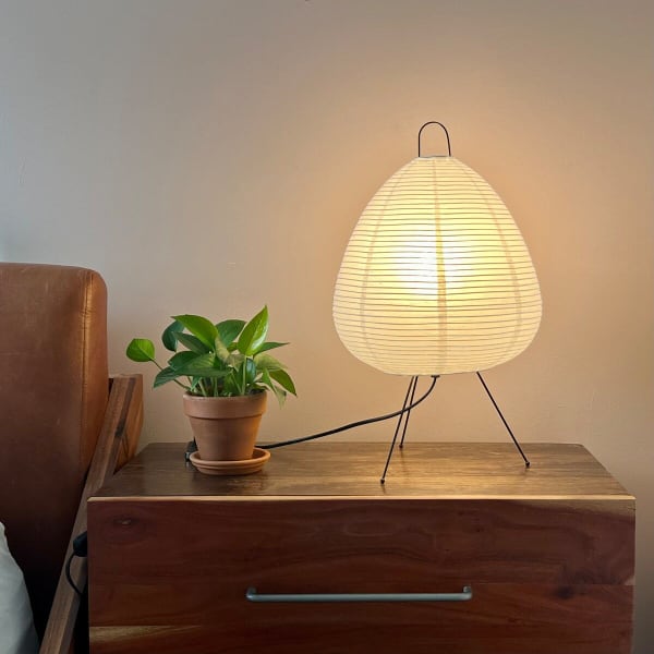 MP Akari Style - Paper Table Lamp Japanese Style Tripod Desk Lamp Bedside Lamp
