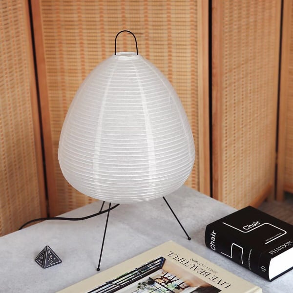 MP Akari Style - Paper Table Lamp Japanese Style Tripod Desk Lamp Bedside Lamp