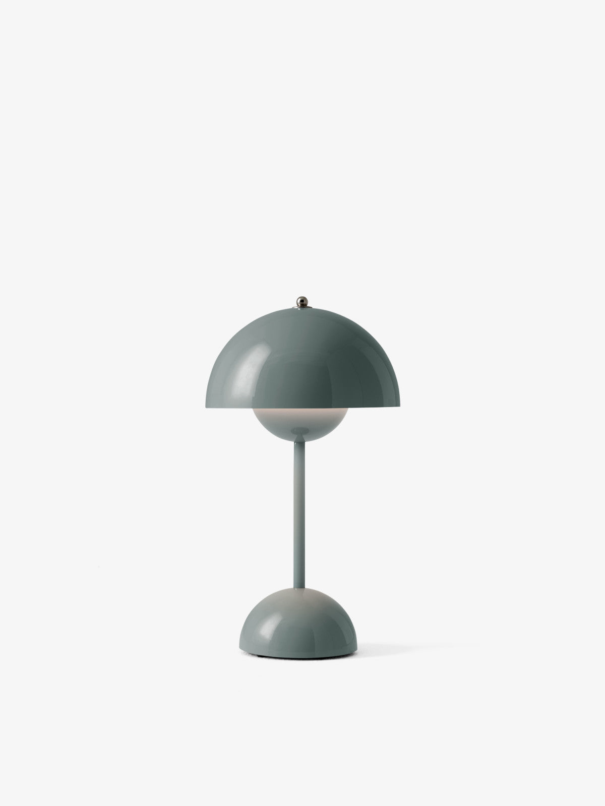 180mm USB Rechargeable Cordless Mushroom Table Lamp - Acrylic Classic