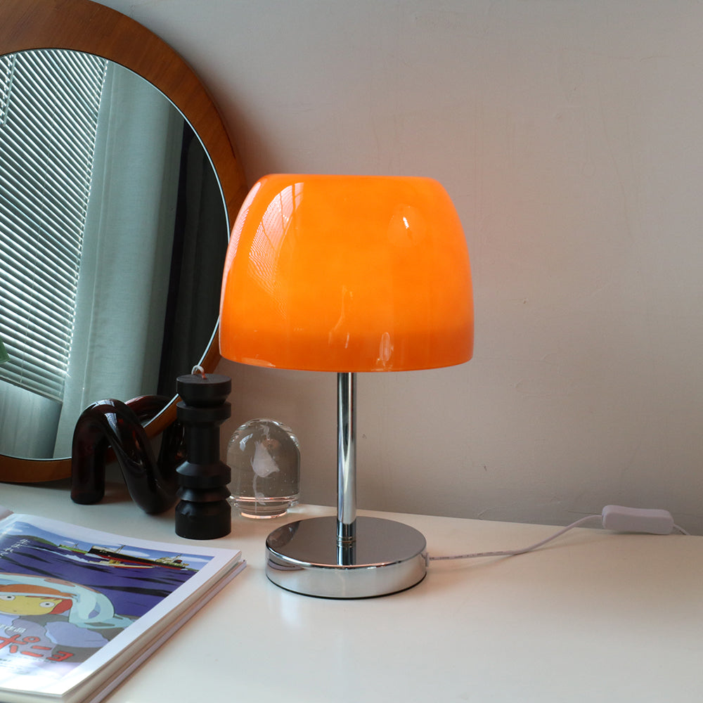 MP Lumiere Glass Table Lamp - Round Base