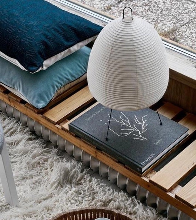 MP Akari Style - Paper Table Lamp Japanese Style Tripod Desk Lamp Bedside Lamp