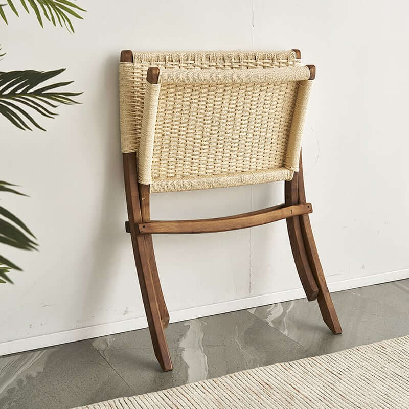 Tomomi Folding Chair - Solid Wood Reading Chair | Lounge Chair