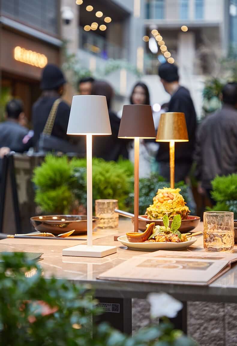 OZZIE - LED USB Rechargeable Cordless Table Lamp|Restaurant Table Lamp | Reading Light For Hotel