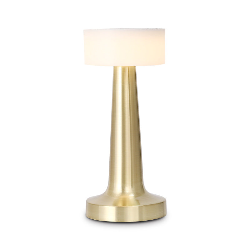 DUMBBELL - Frosted Lampshade USB Rechargeable LED Round Cover Cordless Table Lamp