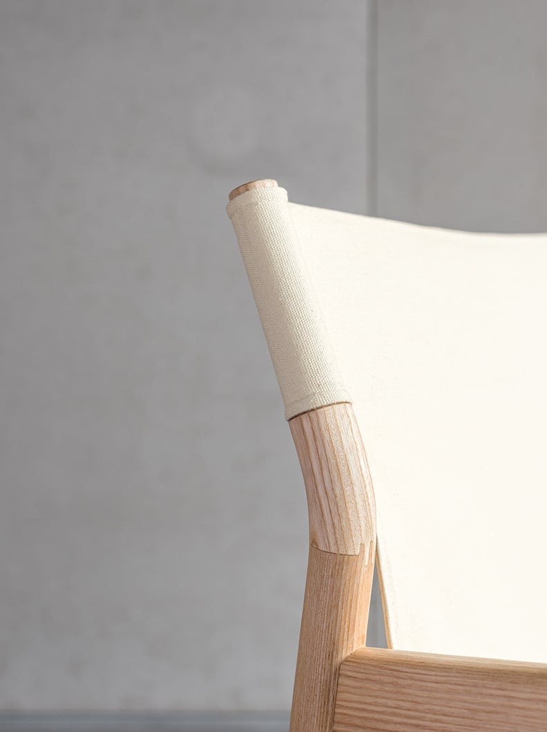 Kazue - Solid Ash Wood Armchair | Reading Chair