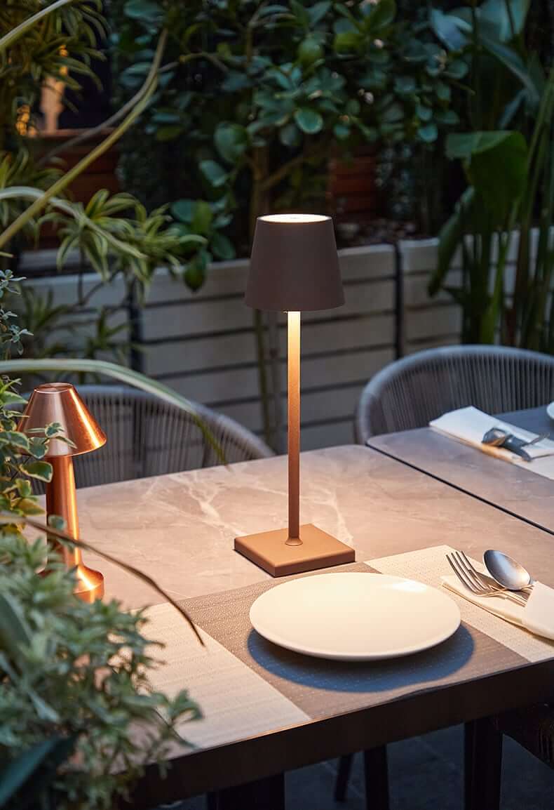 OZZIE - LED USB Rechargeable Cordless Table Lamp|Restaurant Table Lamp | Reading Light For Hotel