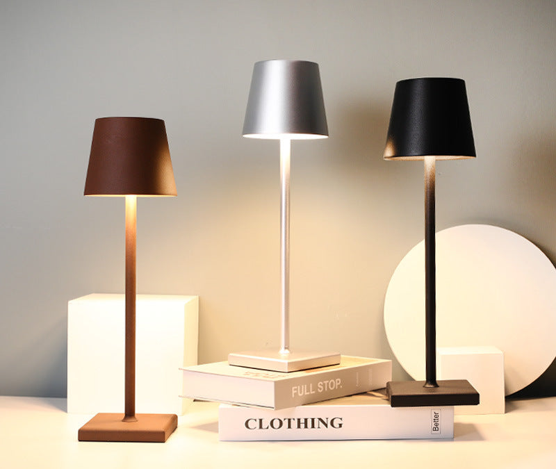 OZZIE - LED USB Rechargeable Cordless Table Lamp|Restaurant Table Lamp | Reading Light For Hotel