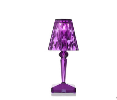 BATTERY - Romantic Transparent USB Rechargeable Cordless Table Lamp