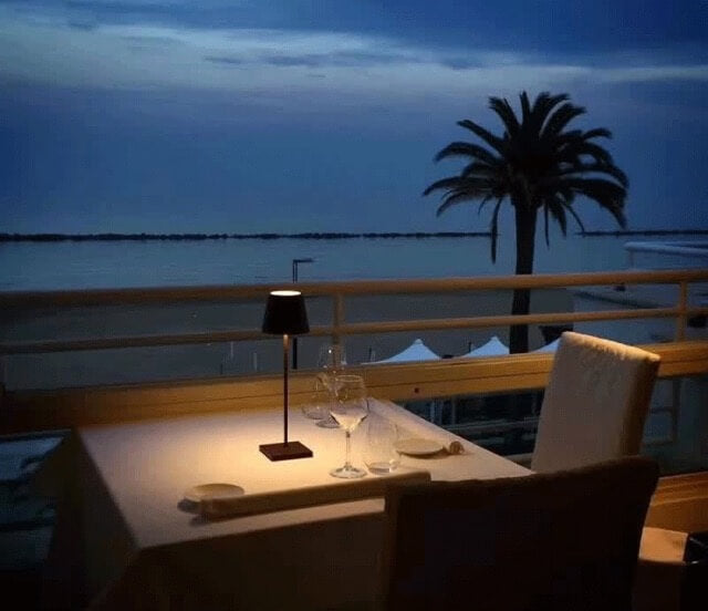 OZZIE - LED USB Rechargeable Cordless Table Lamp|Restaurant Table Lamp | Reading Light For Hotel