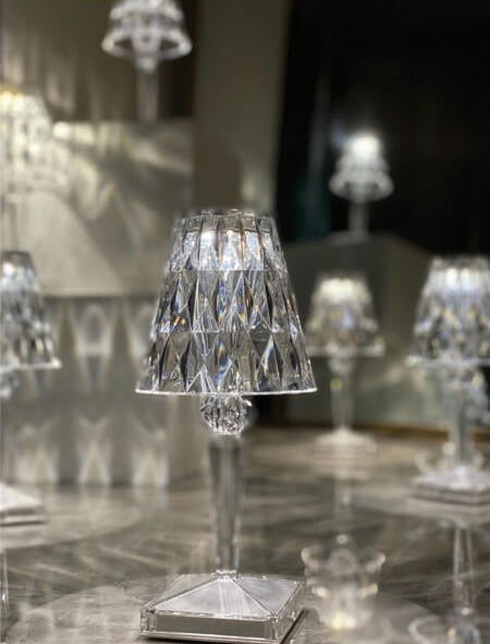 BATTERY - Romantic Transparent USB Rechargeable Cordless Table Lamp