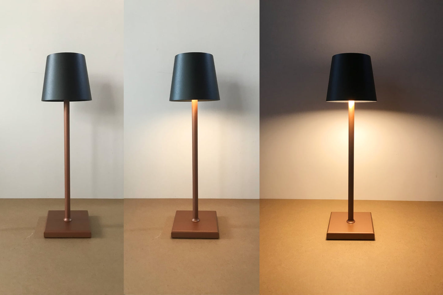 OZZIE - LED USB Rechargeable Cordless Table Lamp|Restaurant Table Lamp | Reading Light For Hotel