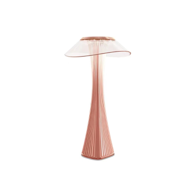 SPACE - Transparent USB Rechargeable Cordless Table Lamp | Portable Outdoor Desk Lamp|Restaurant Table Lamp | Reading Light For Hotel