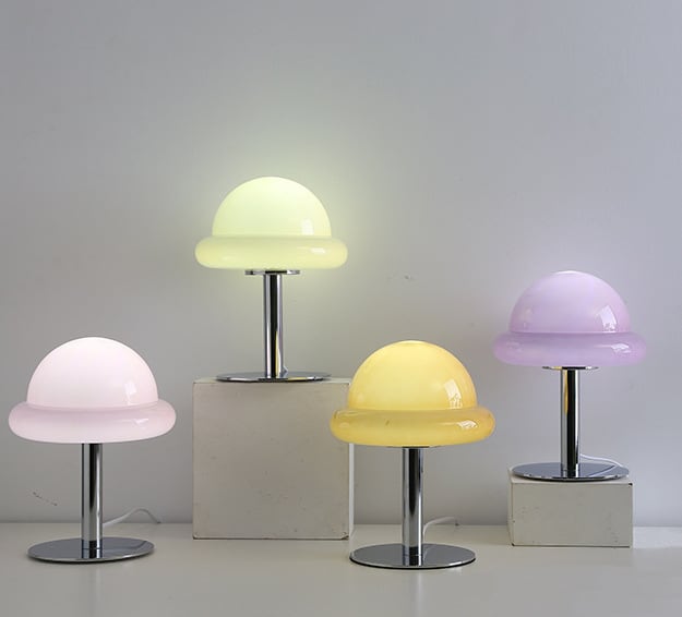 Mr Hat Mushroom Glass table lamp