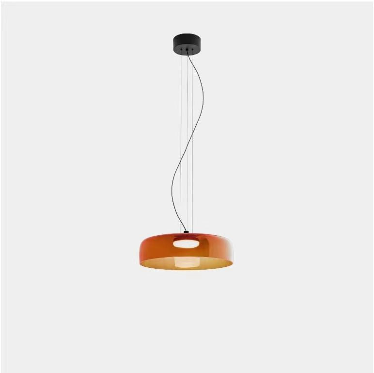 Glass Multi-layer Cake Pendant Light