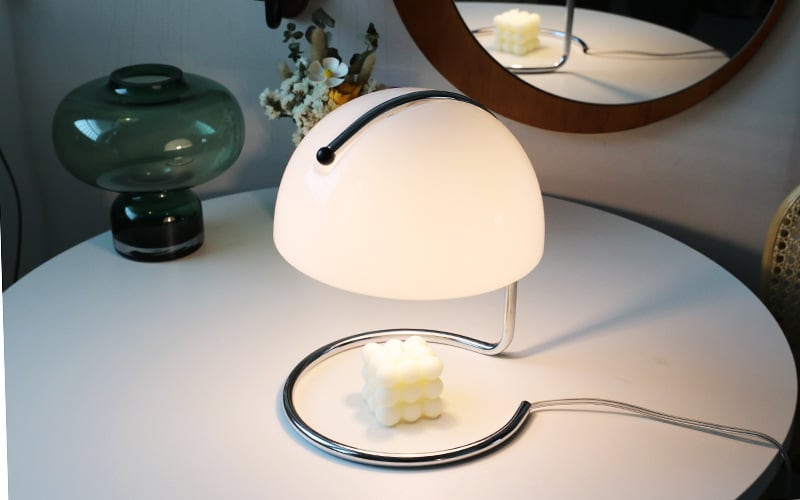 MP Classic Bauhaus CATO Glass Table Lamp - Pudding Aromatherapy Lamp