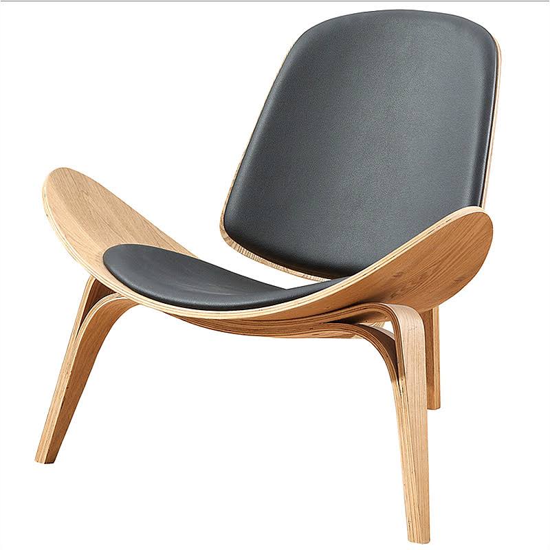 MP Shell Chair - Classic Lounge Chair | Reading Chair in Leather